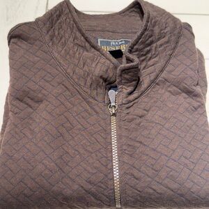 Reserved Brown Zip-Up Men's Sweater